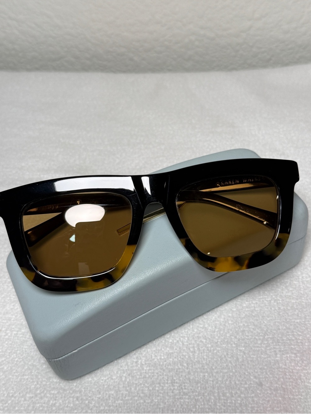 Karen Walker Deep Worship Women’s Sunglasses Black/Tortoise Brown UV400